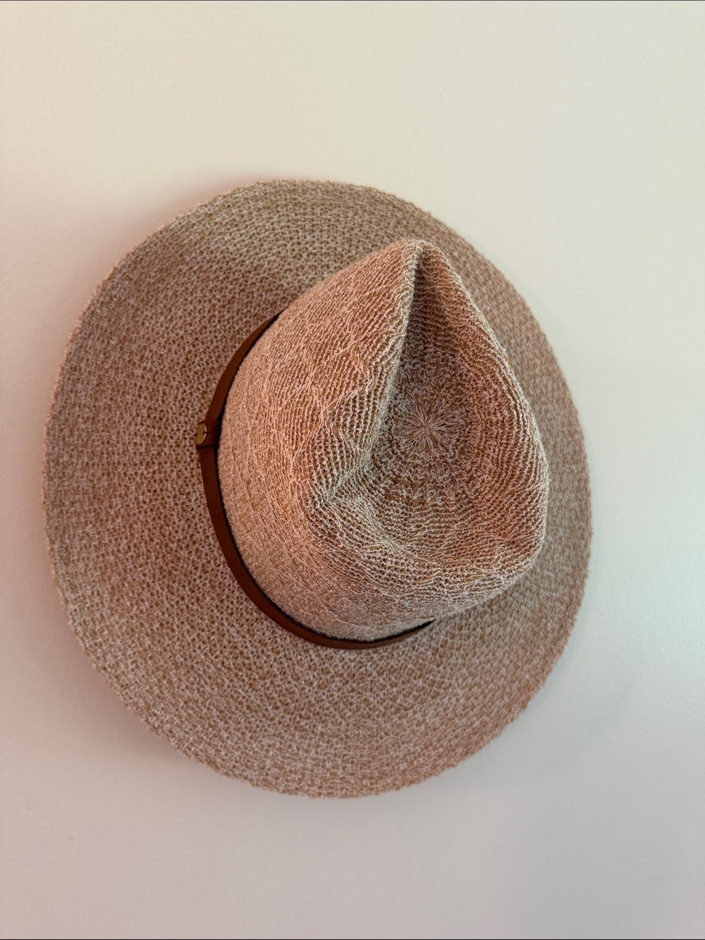 Kooriginal Woven Straw Safari Hat with Leather Band - Natural Beige